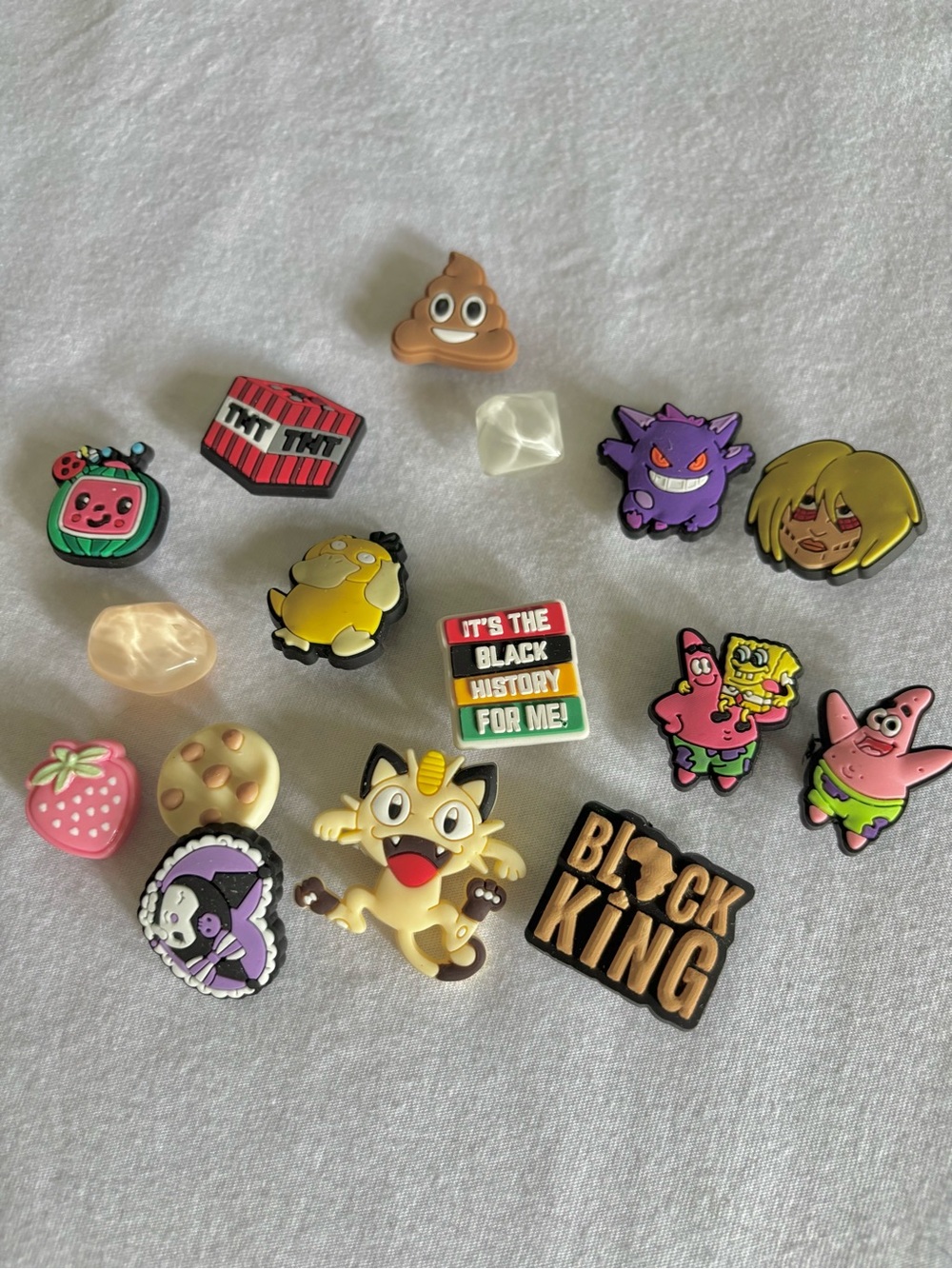 Jibits Assorted Kids Toy Character Shoe Charms Variety Bundle